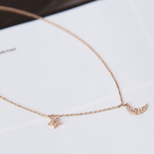14K Moon and star Anklet (발찌)