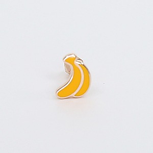 14K 바나나 에나멜 피어싱/귀걸이 (한쪽/한쌍 선택 판매♥)