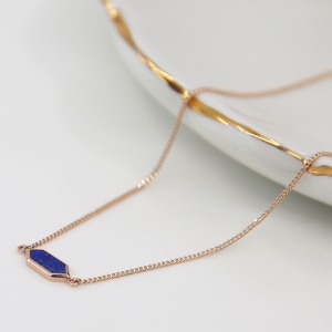 14K Lapis lazuli Anklet (발찌)